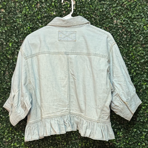 FREE PEOPLE Bailey Denim Shirt - Picture 8 of 14